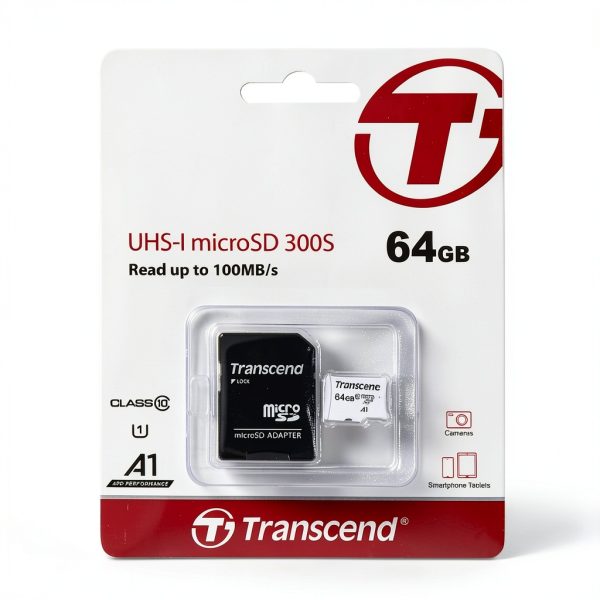 Transcend 64GB microSDXC Card High Speed UHS I Storage-1