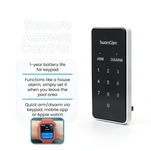 SwamCam Pool Alarm WiFi ASTM F2208 Certified Safety System-6