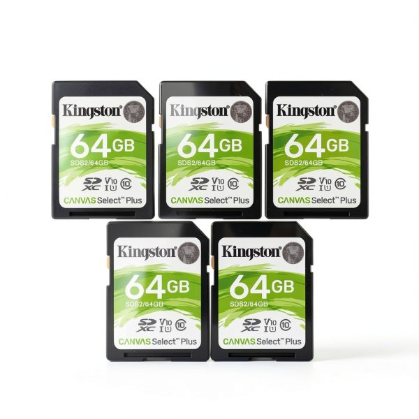 Canvas Select Plus 64GB SDHC Memory Cards 5 Pack Bundle-0