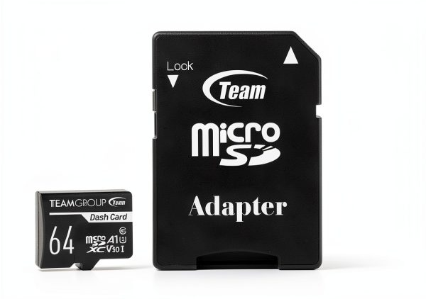 Team Dash Cam Memory Card 64GB microSDXC UHS-I U3 V30-2
