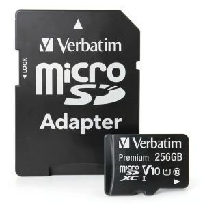 Verbatim microSDXC Card 256GB Full HD Video Fast Read Speeds-0