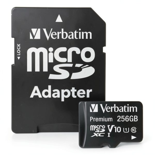 Verbatim microSDXC Card 256GB Full HD Video Fast Read Speeds-0