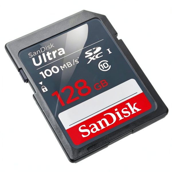 SanDisk Ultra 128GB SDXC Memory Card Bundle UHS-I U1-2
