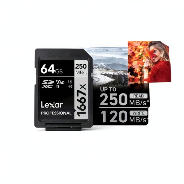 Lexar Professional 1667x SDXC UHS-II 64GB Memory Card-2