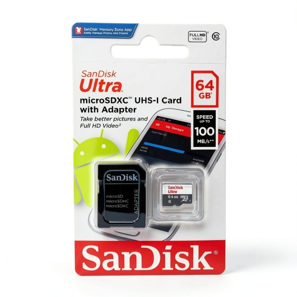SanDisk Ultra microSDXC Card 64GB UHS-I Class 10 Storage-2