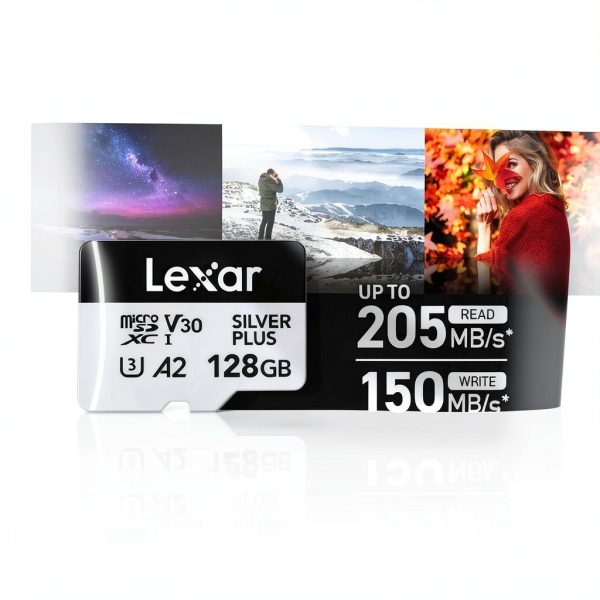 Lexar Silver Plus microSDXC Card 4K Video Durable-2