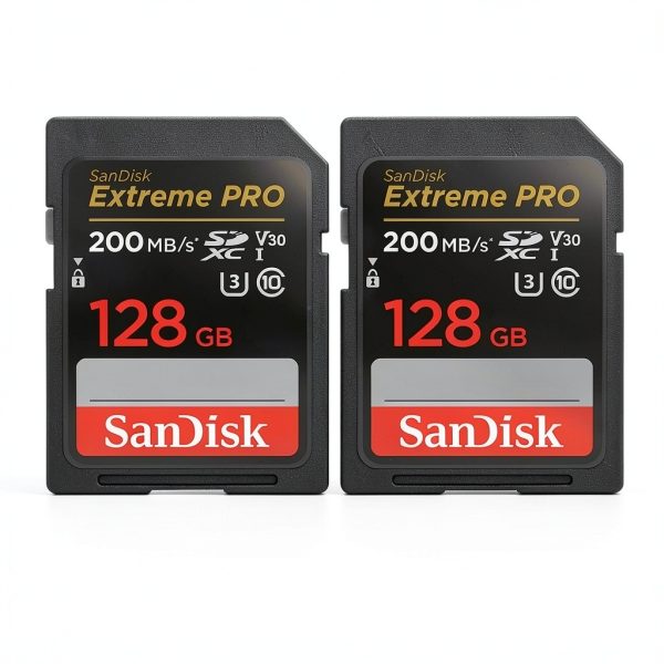 SanDisk 128GB SD Card 4K Video QuickFlow Technology-0