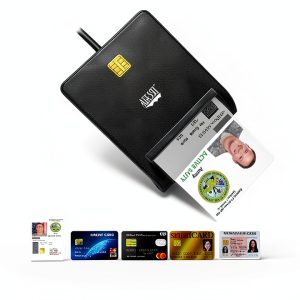 ADESSO SCR-100 USB Smart Card Reader CAC Compatible Windows-0