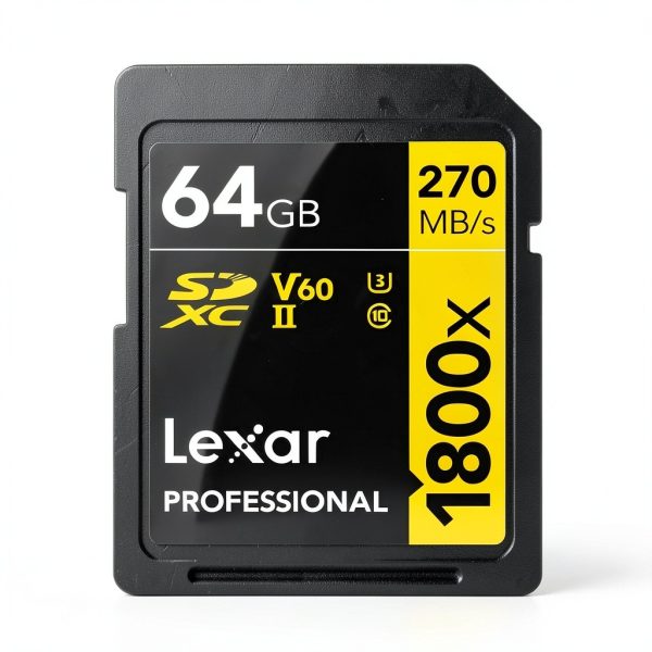 Lexar Professional 1800x SDXC UHS-II Card GOLD Series-0
