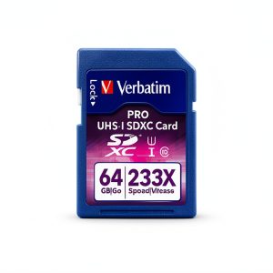 Verbatim PRO 233X SDXC 64GB Flash Card Write Protect-0