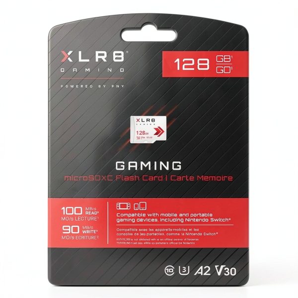 PNY XLR8 Gaming microSD Card 128GB A2 Performance-2