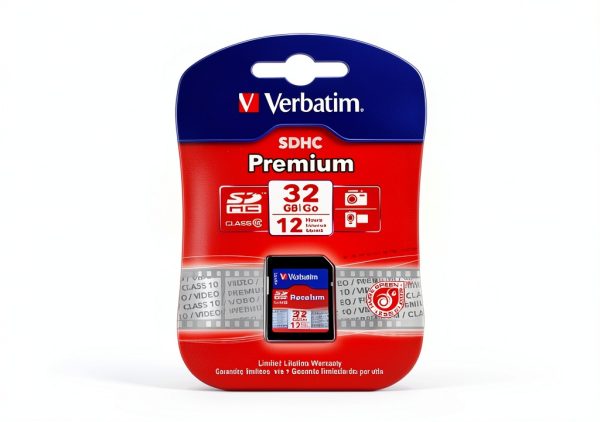 Verbatim 32GB SDHC Flash Card High Capacity Storage-4