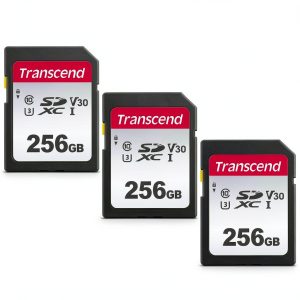 Transcend 256GB SDXC Memory Card 4K Video High Speed-0