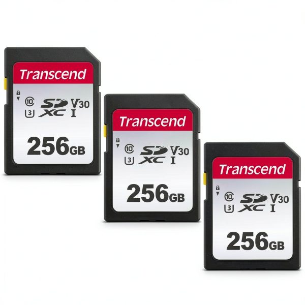 Transcend 256GB SDXC Memory Card 4K Video High Speed-0
