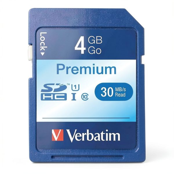 Verbatim 4GB SDHC Memory Card UHS-I U1 Class 10-2
