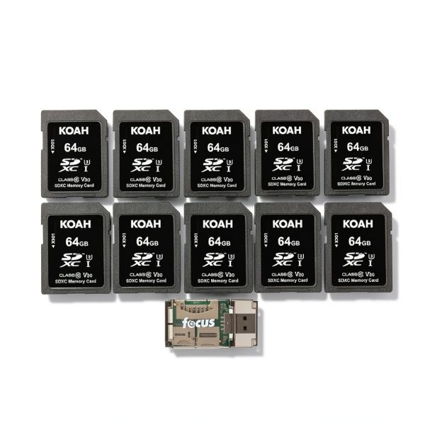 SanDisk 64GB SDXC Memory Card 10-Pack High Speed V30-0