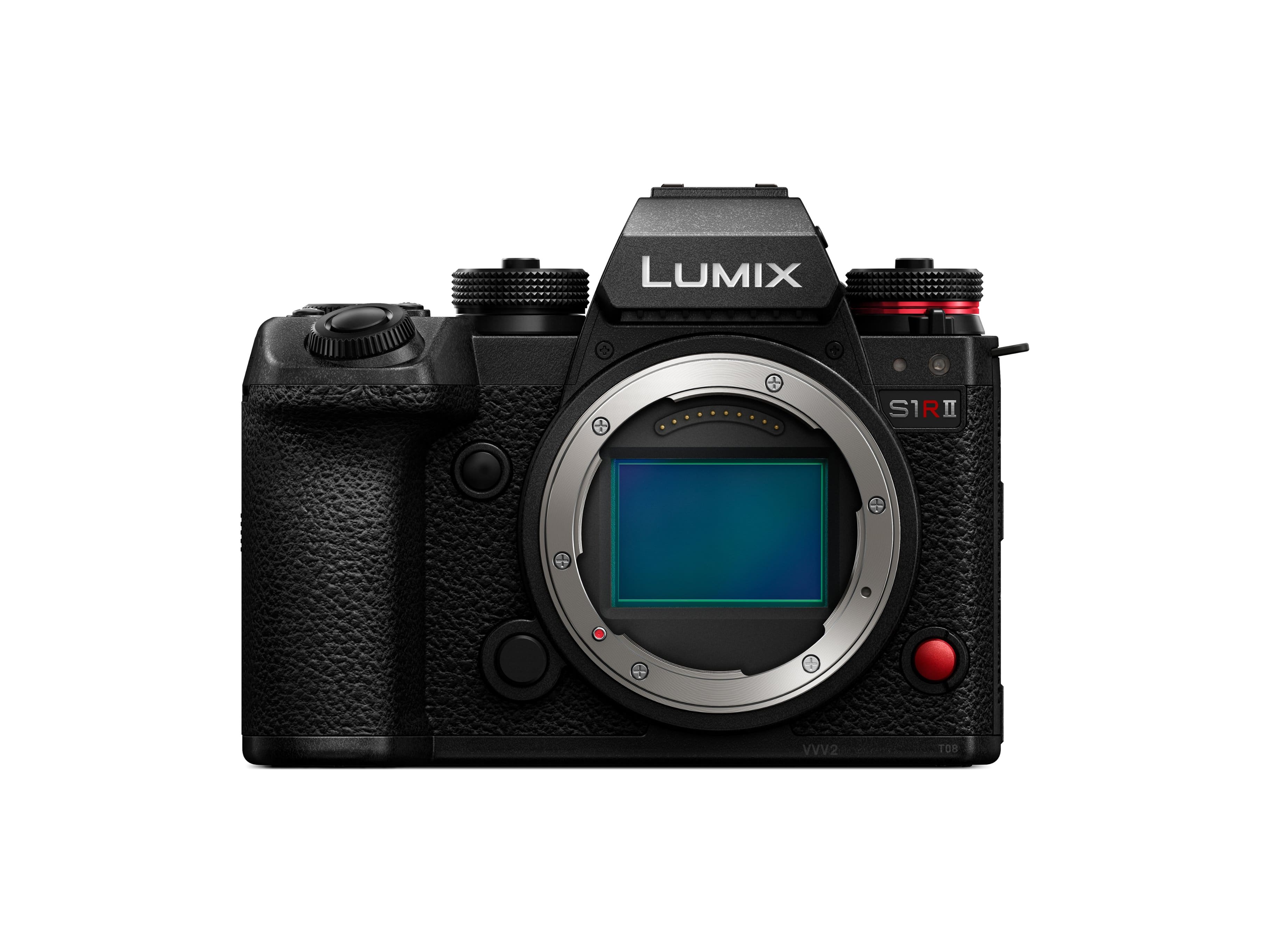 Panasonic Lumix S1RII Black camera in a professional studio setup