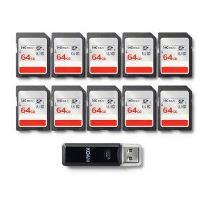 SanDisk Ultra 64GB Memory Card 10-Pack High Speed-0