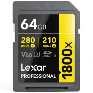 Lexar Professional SDXC UHS II Card 280 MBs Read 4K Video-0