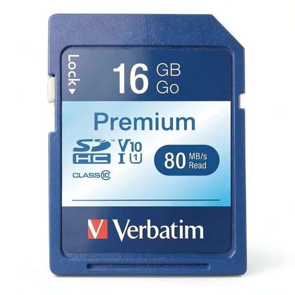 Verbatim SDHC Memory Card 16GB UHS-I V10 U1 Class 10-2