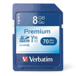 Verbatim SDHC Memory Card 8GB UHS-I U1 Class 10-0