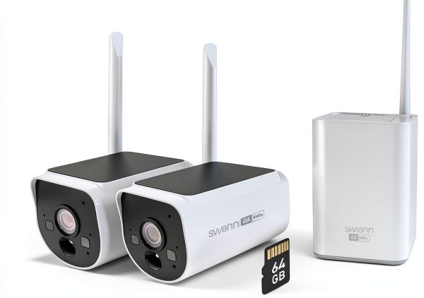 Swann MaxRanger 4K Solar Wireless Security System Cameras-0