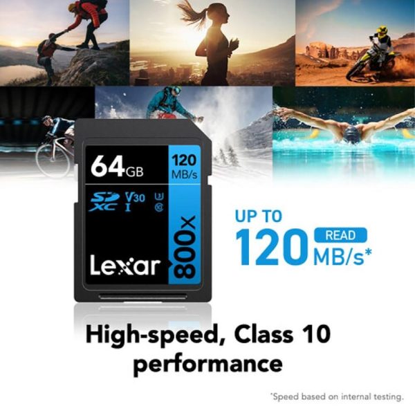 Lexar 64GB SDXC Memory Card 2 Pack 4K UHD High Speed-8