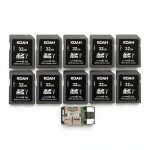 32GB SDHC Memory Card 10-Pack High-Speed U3 Class 10-0