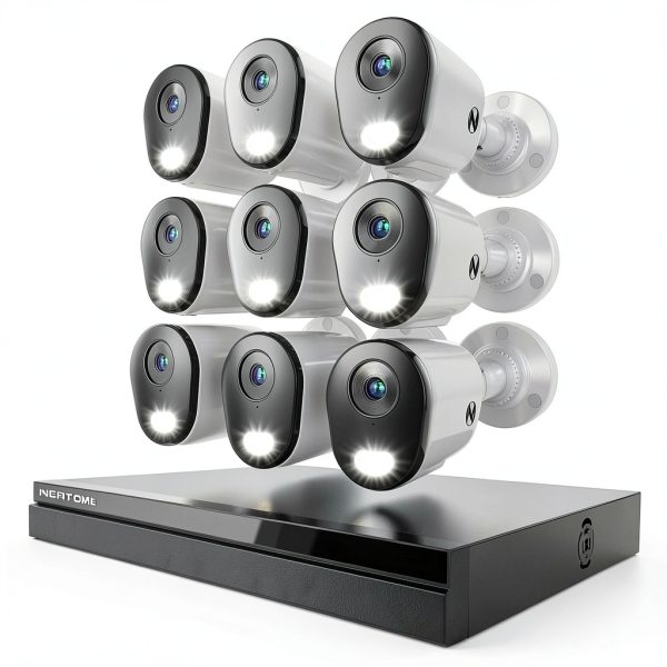 Night Owl 4K Wired IP Security System 9 Camera NVR-0