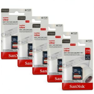 SanDisk Ultra 256GB SDXC Memory Card Fast Storage Bundle-0