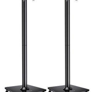 Sonos Speaker Stand Steel Glass Base Cable Management-0