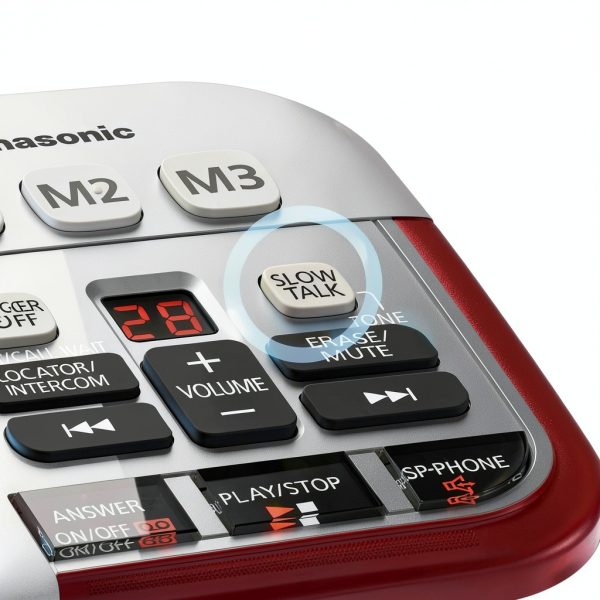 Panasonic Amplified Cordless Phone Hearing Aid Compatible-13