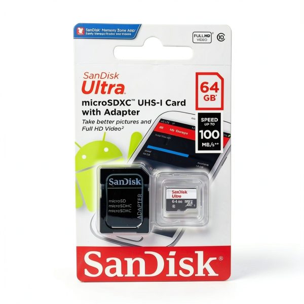 SanDisk Ultra microSDXC Card 64GB UHS-I Class 10 Storage-2