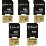 Transcend 8GB microSD Card UHS-I Class 10 Fast Read Speeds-0