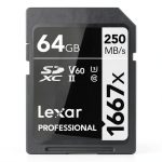 Lexar Professional 1667x SDXC UHS-II 64GB Memory Card-0