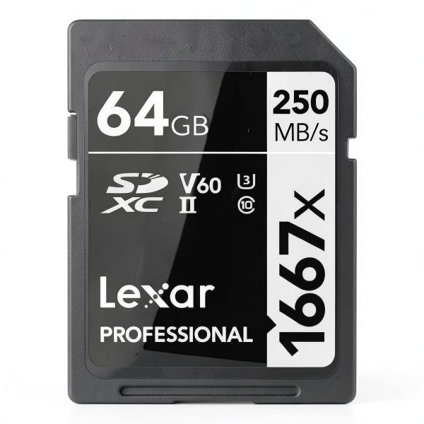 Lexar Professional 1667x SDXC UHS-II 64GB Memory Card-0