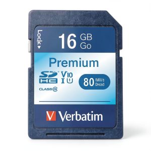 Verbatim SDHC Memory Card 16GB UHS-I V10 U1 Class 10-0