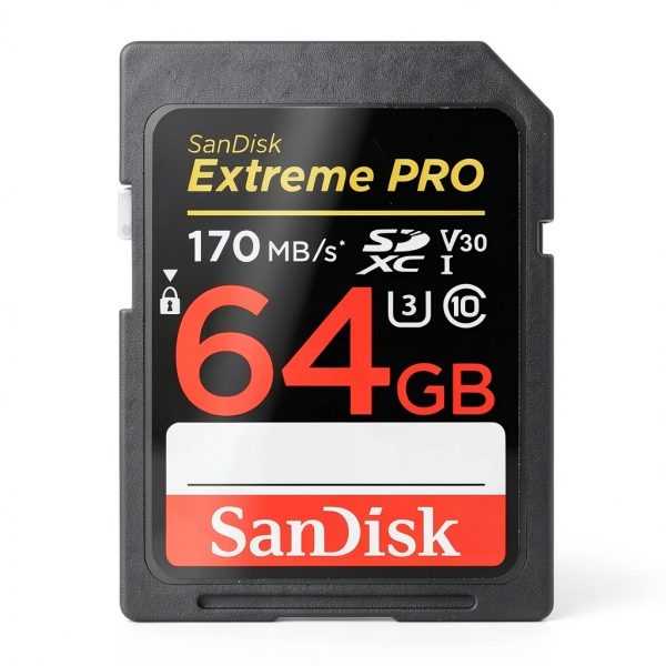 SanDisk 64GB SDXC Card Bundle Fast 4K Video Professional-1