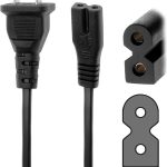 Vizio TV Power Cable UL Listed 5 Feet Long Compatible-0