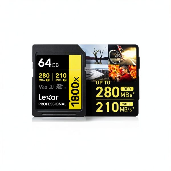 Lexar Professional 1800x SDXC UHS-II Card GOLD Series-2