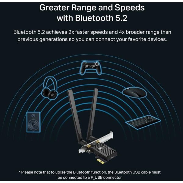 TP-Link Archer TX55E WiFi 6 PCIe Card AX3000 Bluetooth 5.2-5