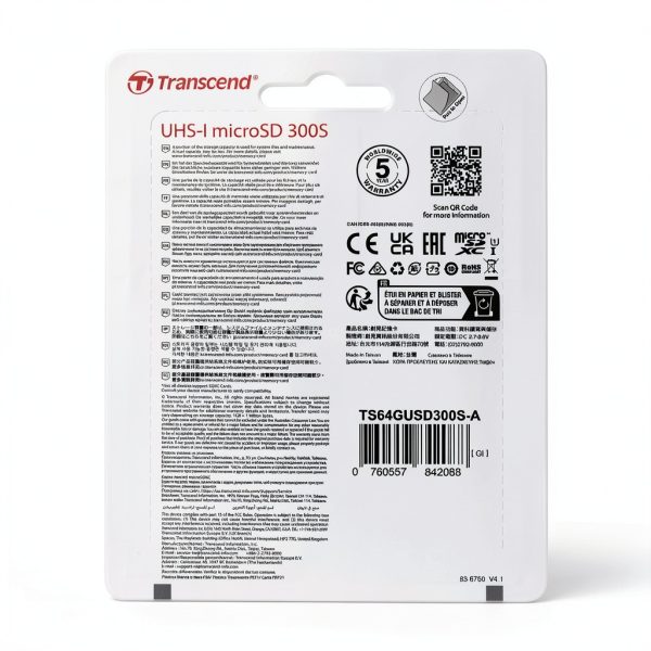 Transcend 64GB microSDXC Card High Speed UHS I Storage-2