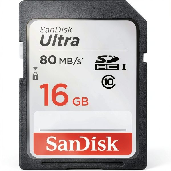 SanDisk SDHC Memory Card 16GB Ultra Class 10 80MBs-1