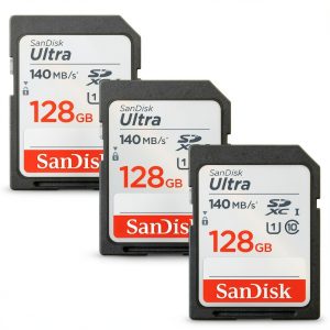 SanDisk Ultra 128GB SDXC Memory Card Fast Storage Durable-0