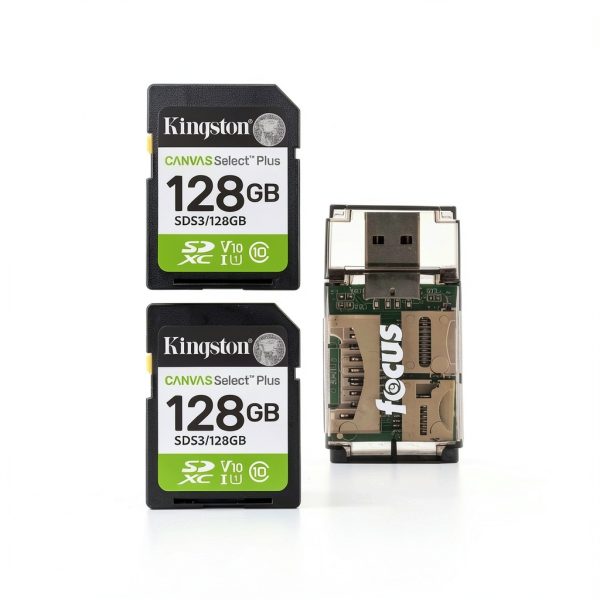 Kingston 128GB SDXC Card UHS-I V10 Water Resistant-0