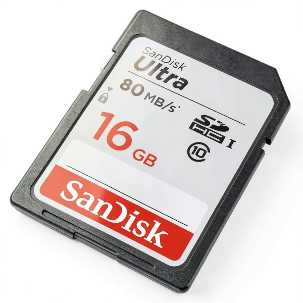 SanDisk SDHC Memory Card 16GB Class 10 80MBs Bundle-2