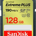 SanDisk Extreme PLUS 128GB SDXC Memory Card 4K Video-0