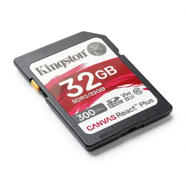 Kingston Canvas React Plus 32GB UHS-II V90 SD Card-1