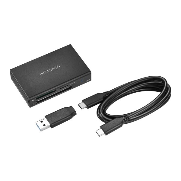 Insignia NS-CRDAC1-B USB-C Card Reader CompactFlash SD-3