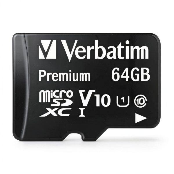Verbatim 64GB microSDXC Card Waterproof Shockproof UHS-I-0